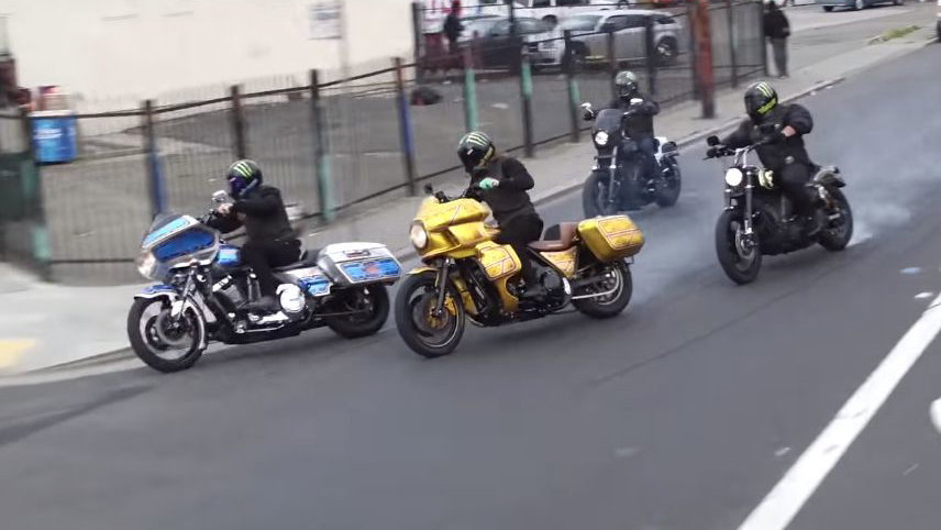Oakland Harley riders