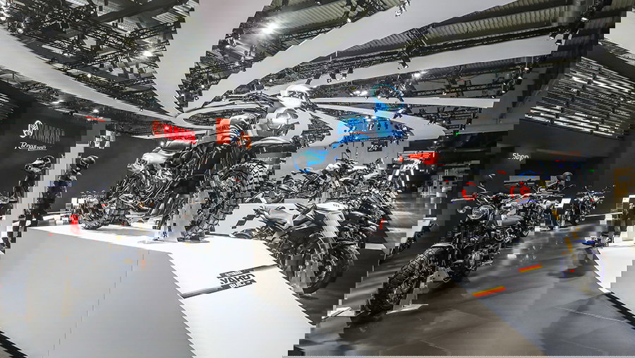 Yamaha at the 2019 EICMA show