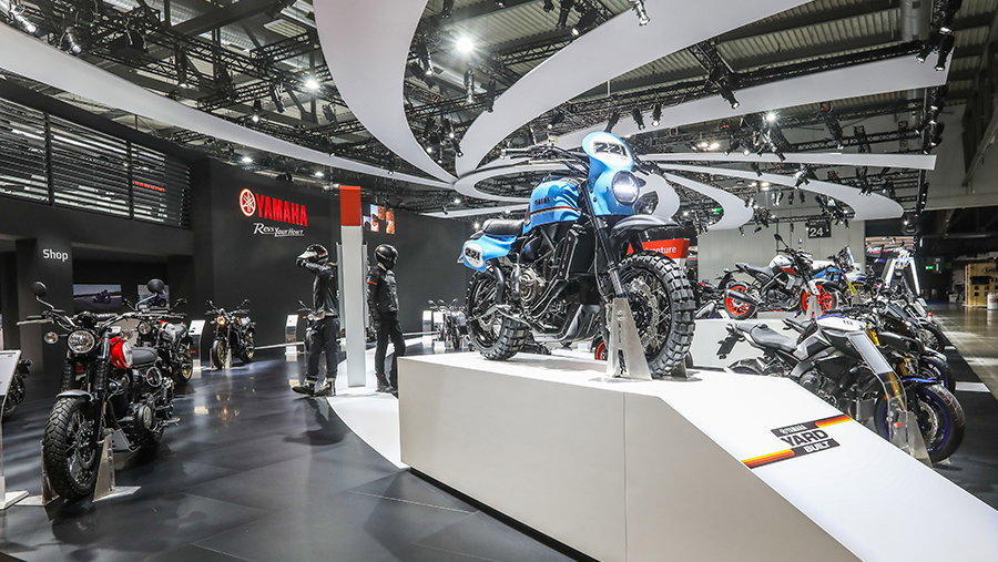 Yamaha at the 2019 EICMA show
