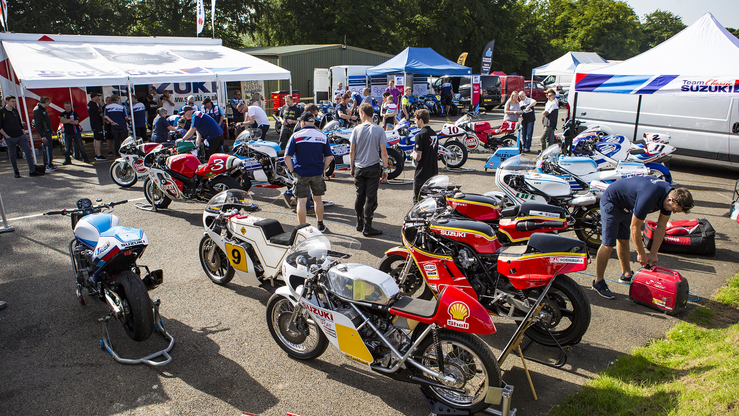 Classic bikes at Suzuki Live 2022