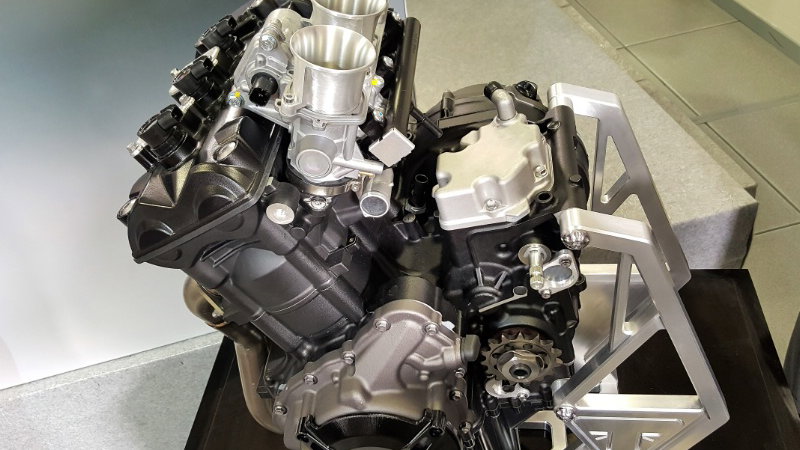 Triumph 765cc Moto2 engine