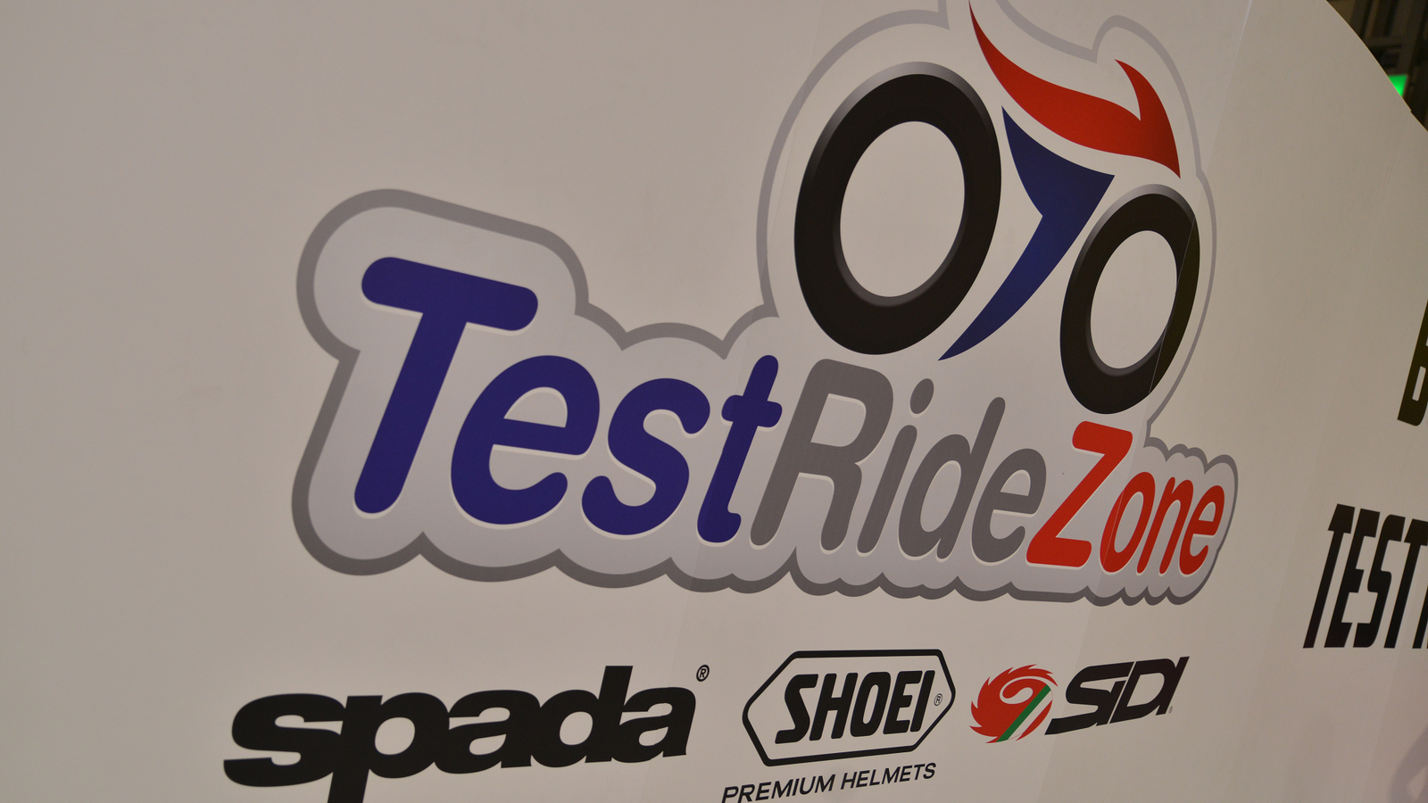 Motorcycle Live 2019 Test Ride Zone booth. - Motorcycle Live