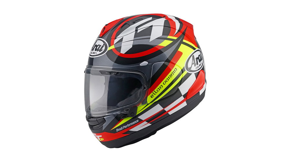 2023 arai helmets Yuki Tsunoda AlphaTauri Italian GP Helmet Replica Scale 1:5 Fandom day comfort on the road 2023 ARAI RAM-X HELMET -