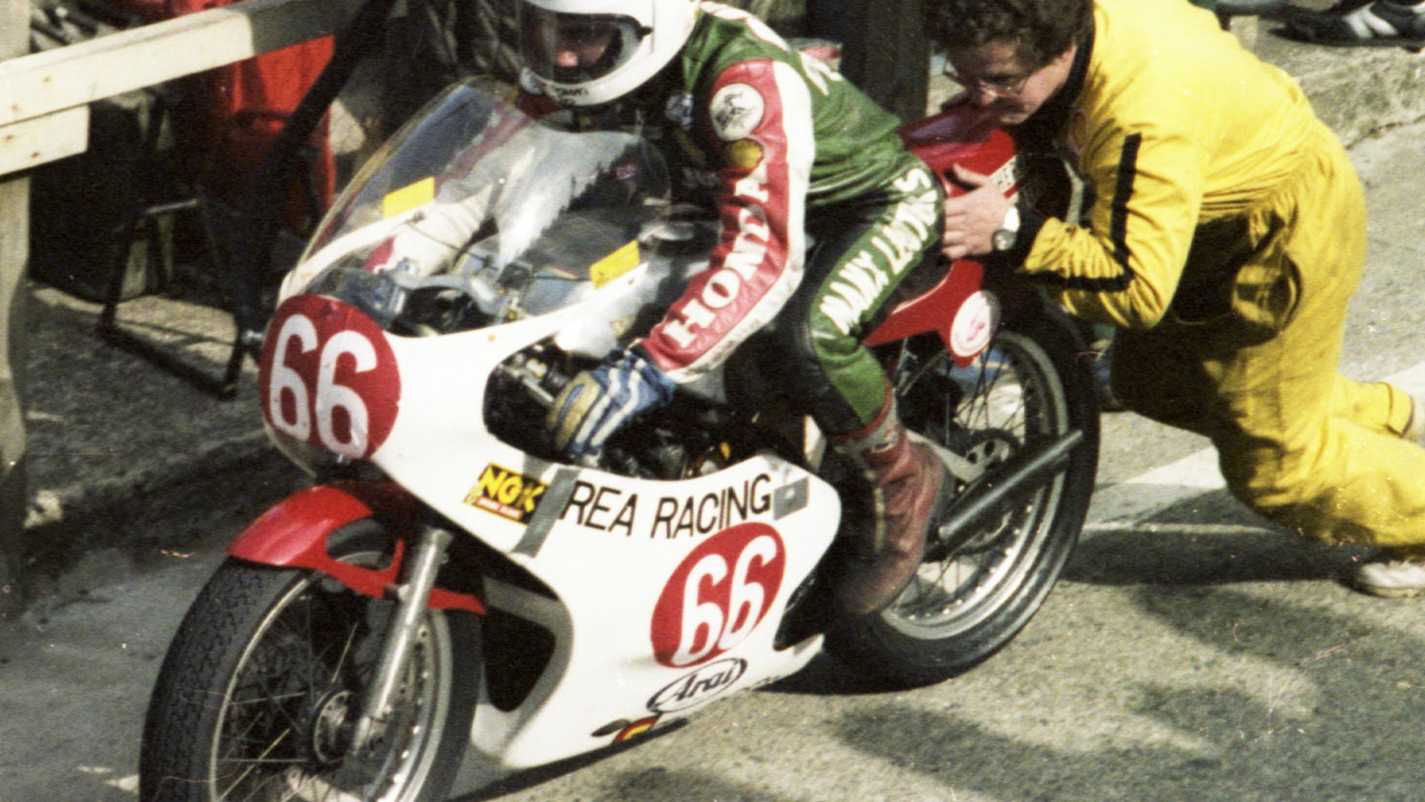 Jonathan Rea at the Manx GP