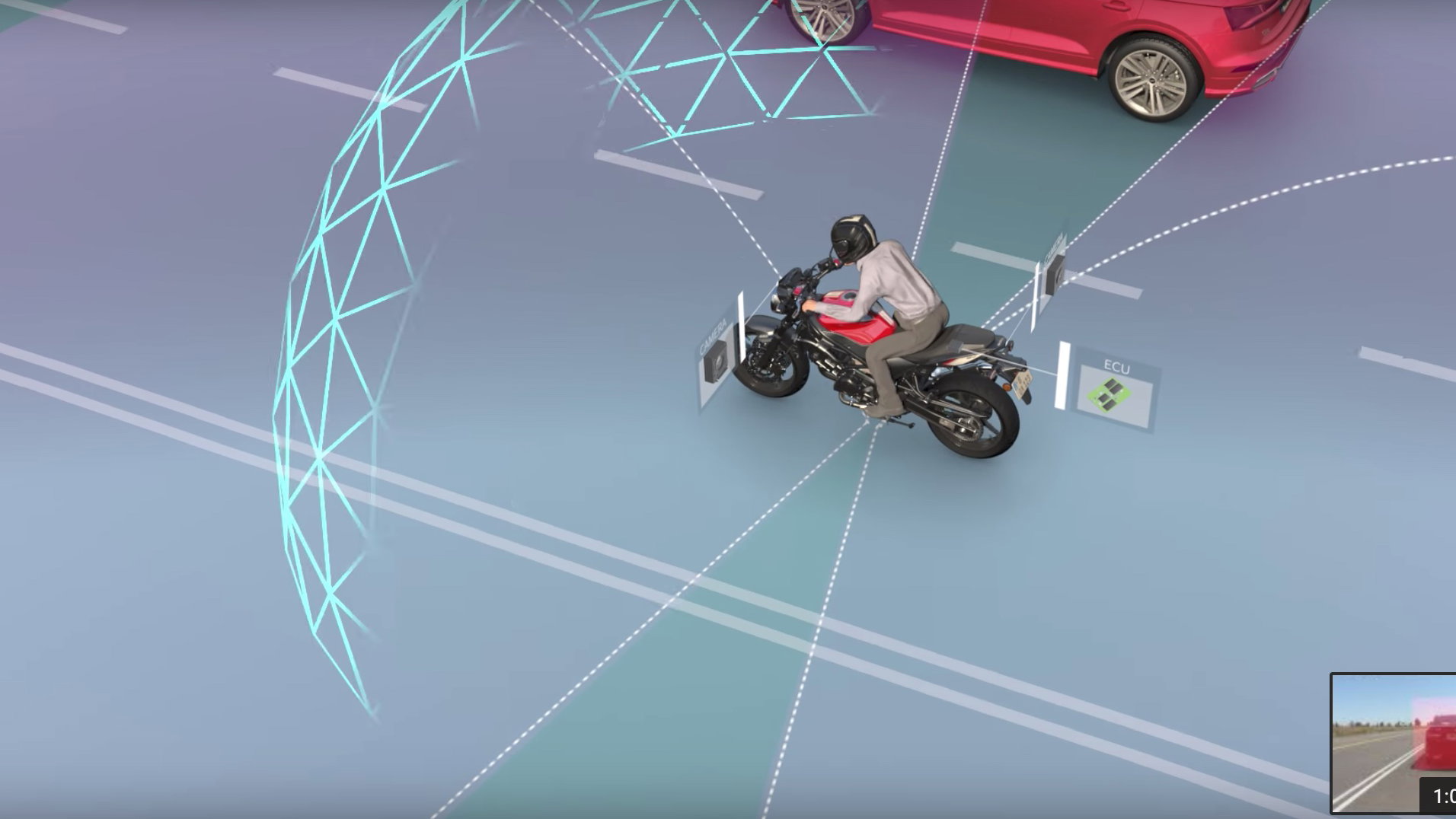 Israeli tech start-up reveals 360° bike vision | Visordown