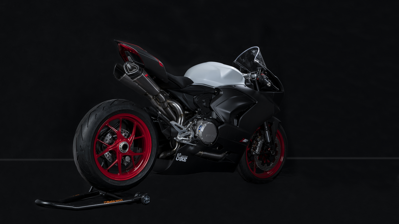 Ducati Panigale with Zard exhaust.