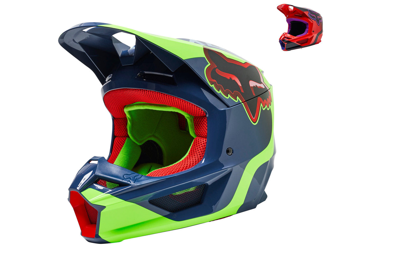 Fox Racing 2022 V1 Venz Motocross Helmet