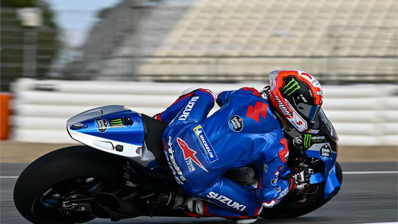 Alex Rins, 2022 Jerez IRTA MotoGP test. [credit: www.suzuki-racing.com].