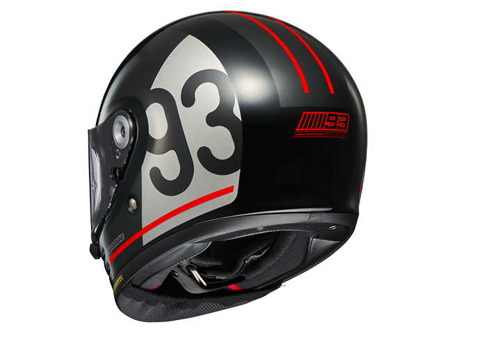Shoei Marc Marquez collection goes old school with new Glamster