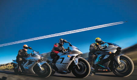 Road Test: ZX-9R vs. VFR vs. 955i | Visordown