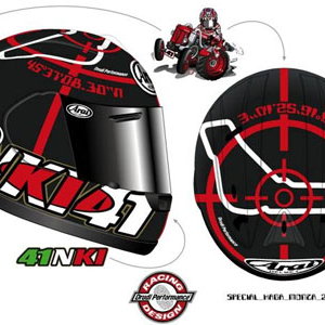arai haga replica helmet RX-7V Evo Helmet, Red, M (57/58) Automotive RARE ARAI RX-7 Corsair HAGA