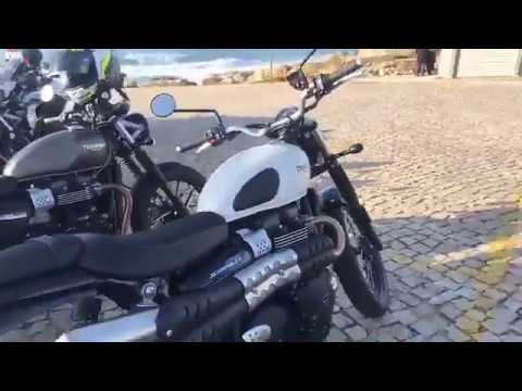 Look back to Lisbon when we first rode Triumph's updated Street Twin and Street Scrambler