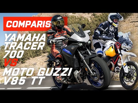 Head to Head: Moto Guzzi V85 TT vs 2020 Yamaha Tracer 700 | Visordown.com