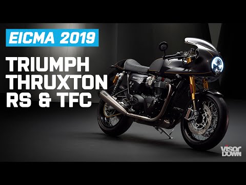 2020 Triumph Thruxton RS and 2020 Triumph Thruxton TFC | EICMA 2019 | Visordown