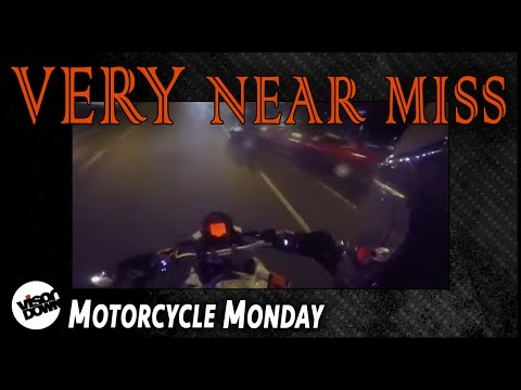 Motorcycle VERY near collision | Motorbike Monday