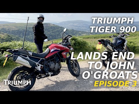 Triumph Tiger 900 GT &amp; Rally | Lands End to John O'Groats Ep. 3 | Riding in Wales With George North