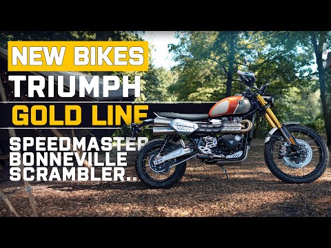 Triumph Gold Line 2022 | Triumph Bobber, Scrambler 1200, Street Scrambler, Speedmaster, Bonneville