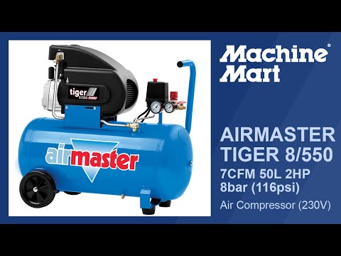 Airmaster Tiger 8/550 7CFM 50L 2HP Air Compressor