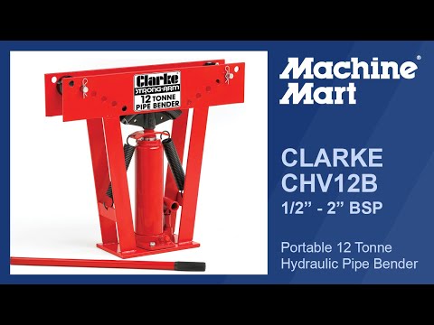 Clarke CHV12B Portable 12 Tonne Hydraulic Pipe Bender