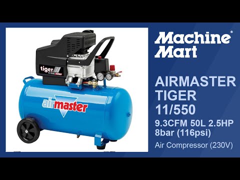 Airmaster Tiger 11/550 9.3CFM 50L 2.5HP Air Compressor