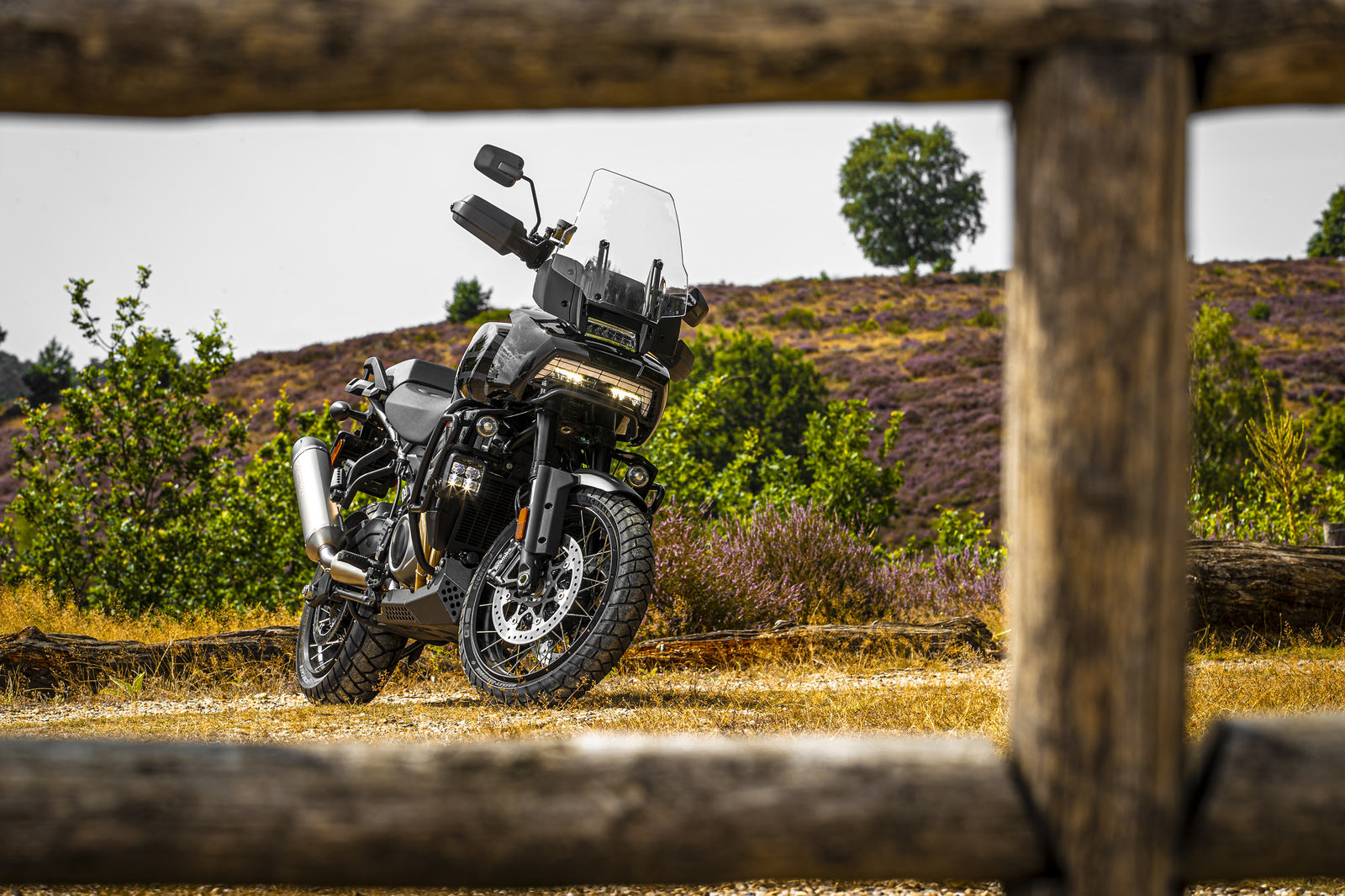 Harley-Davidson Pan America with Adventure Kit pack.