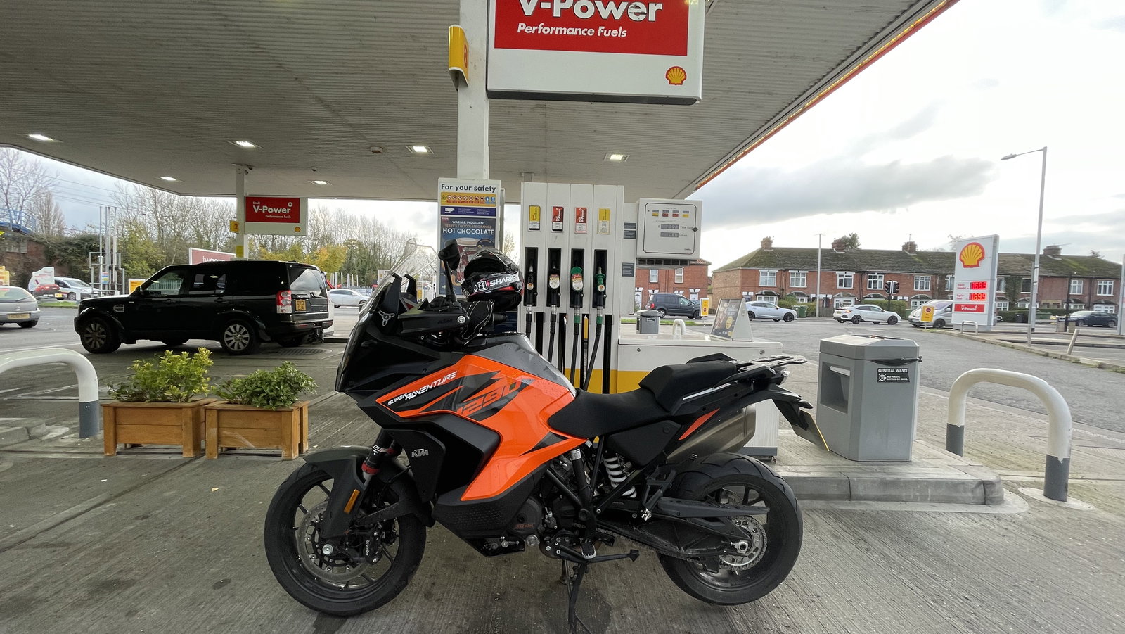 fuel at the petrol station for ktm