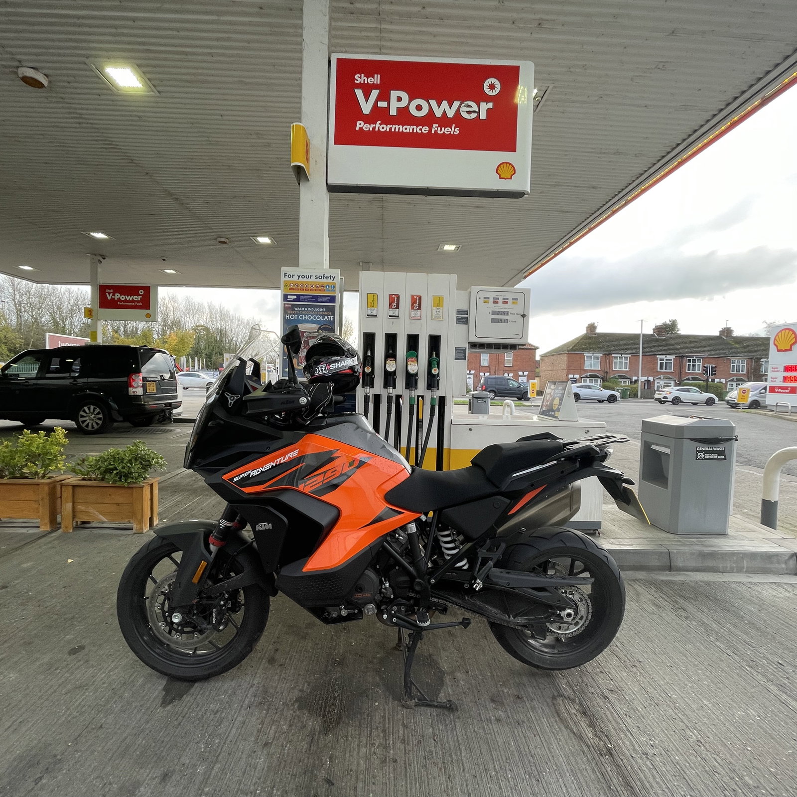 fuel at the petrol station for ktm