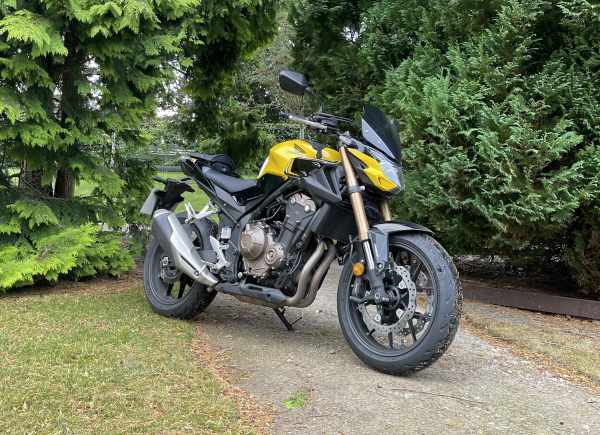 Honda CB500F 2022 naked motorcycle